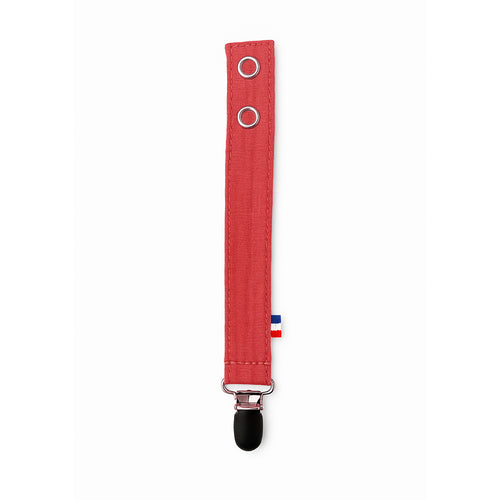 Attache tétine en coton bio - Charlotte