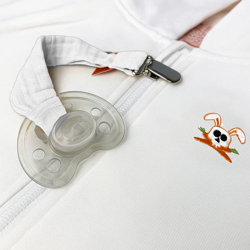 Attache tétine en coton biologique - Camille